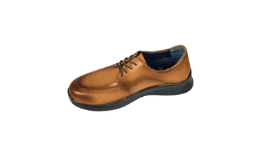 Robbins & Brooks Hammond Apron Toe Lace Up Tan animated product view