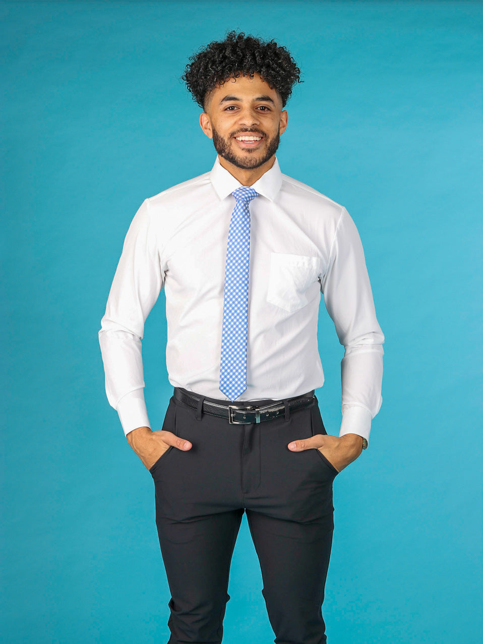 &Collar Range Long Sleeve Dress Shirt Slim White / XS &Collar Range Long Sleeve Dress Shirt Slim White / XS