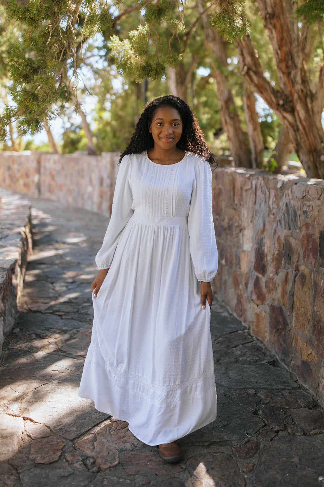 temple dress Victoria Temple Dress White / XL