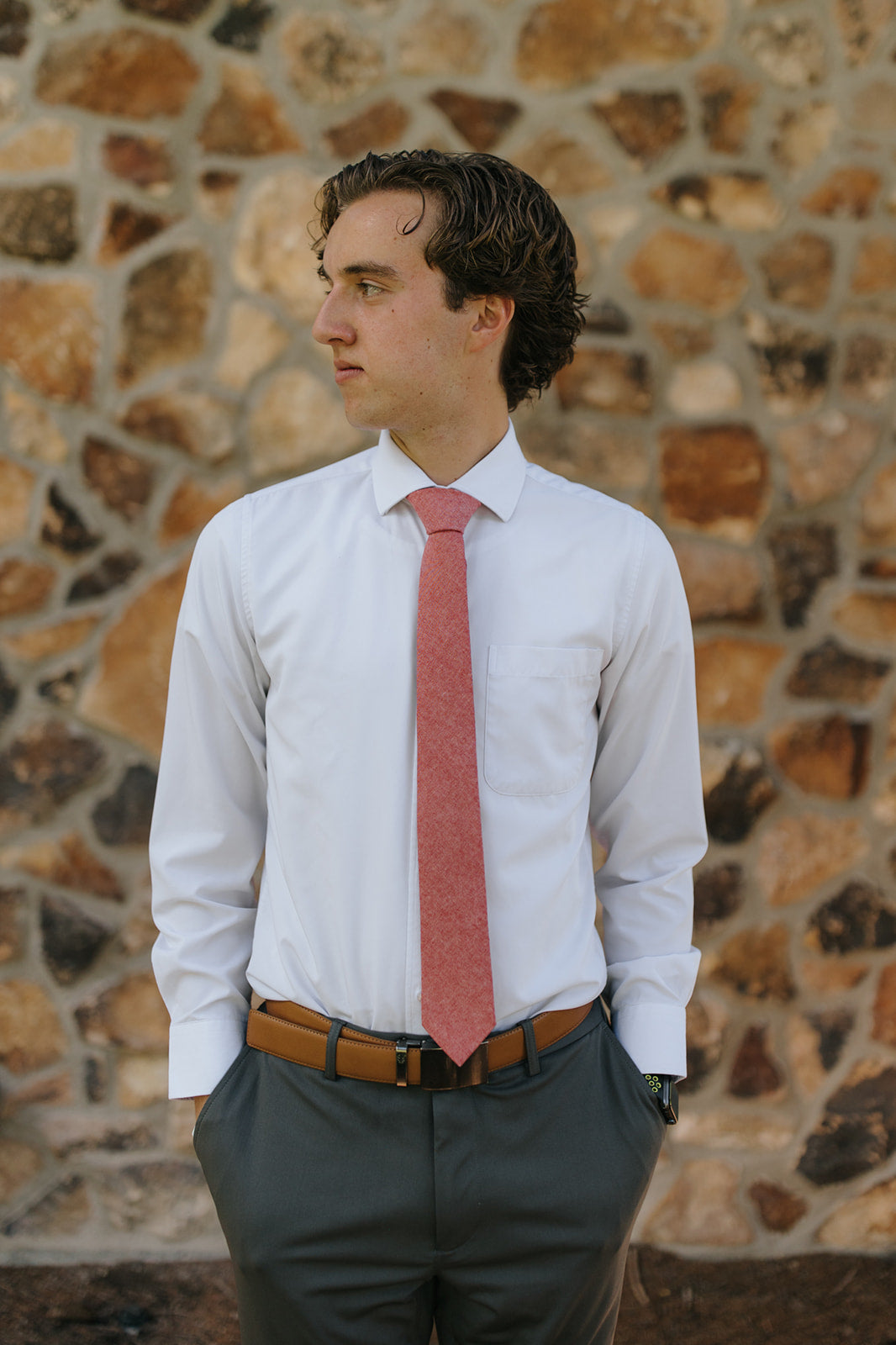 white dress shirt red tie Cutaway Collar White Premium Weave Shirt 45 / US 18