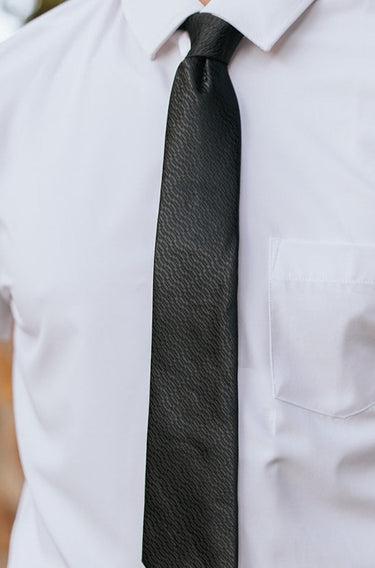 R&B Black Pattern Tie