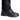 Hammond Black H-Line apron toe lace-up shoe right-facing hero image on white background