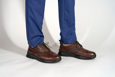 Robbins & Brooks Harrison Chocolate Brown shoes hero view