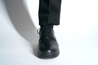 Robbins & Brooks Hayden Black single shoe straight on