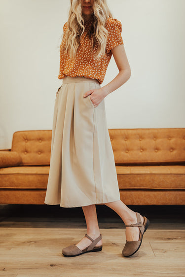 Skirts - Shelby Skirt Taupe