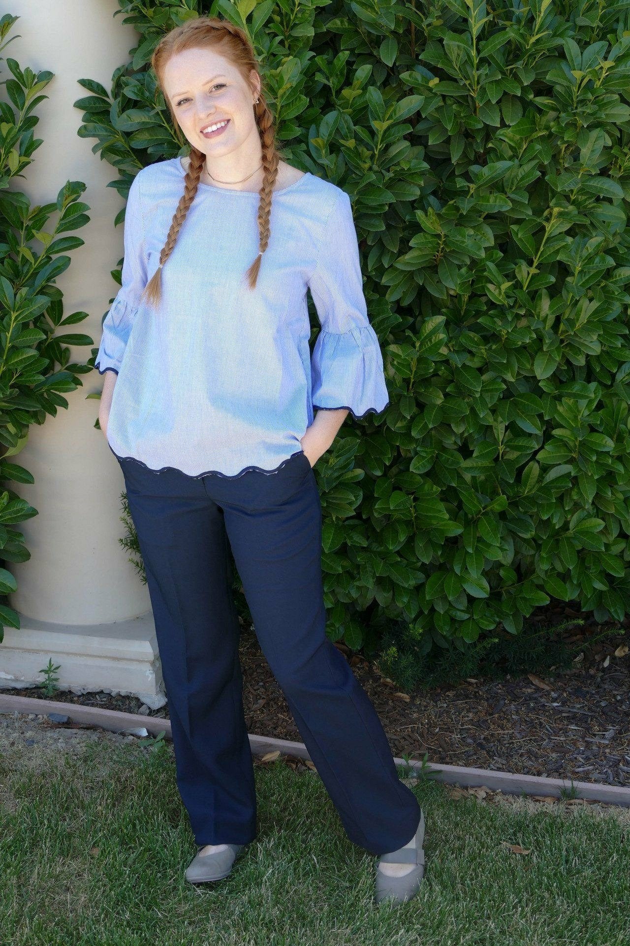 MissionaryMall | Sisters | Dress Pants | Ladies Flat Front Pant Grey Heather MissionaryMall | Sisters | Dress Pants | Ladies Flat Front Pant Grey Heather