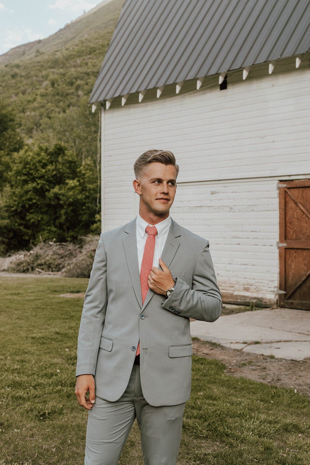 Washable 2-Pant Flex Suit Grey