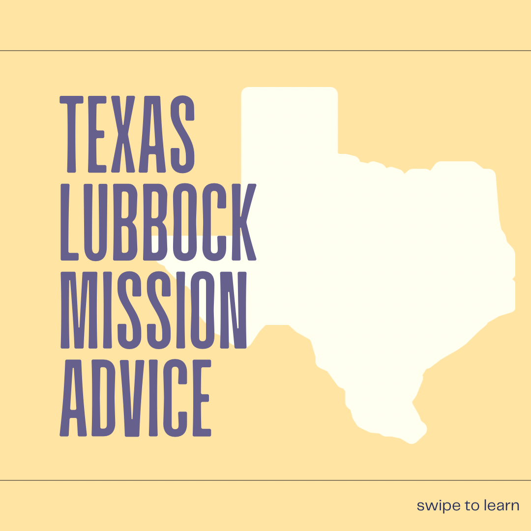 Lubbock Texas Mission Advice: Sisters Edition – MissionaryMall