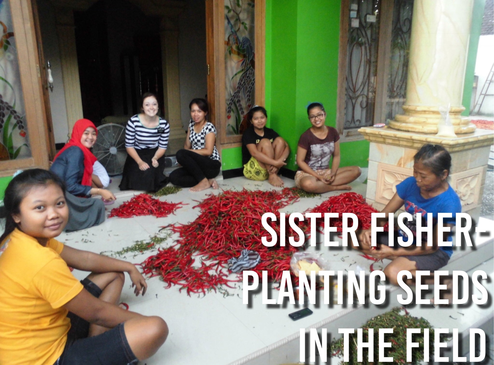 Sister Fisher- Planting Seeds in the Field