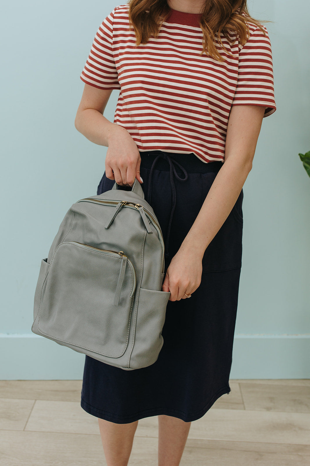bailey ring faux leather backpack Bailey Backpack, Tan