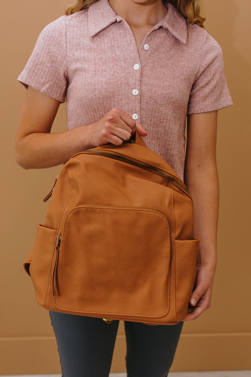 brooklyn and bailey mini backpack Bailey Backpack, Tan