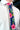 R&B Tie Navy with Large Pink Petals