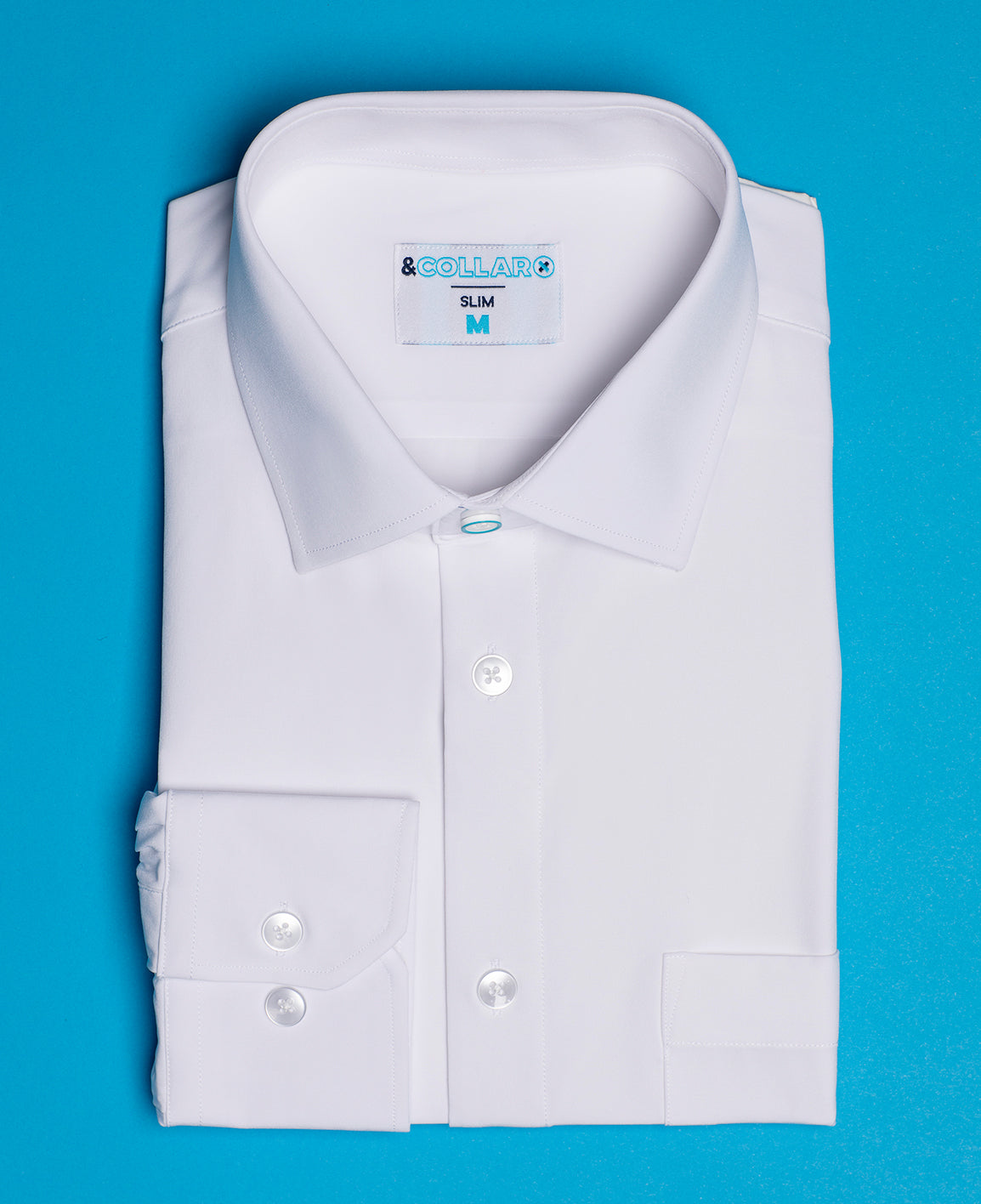 dress shirts and &Collar Range Long Sleeve Dress Shirt Slim White / XS