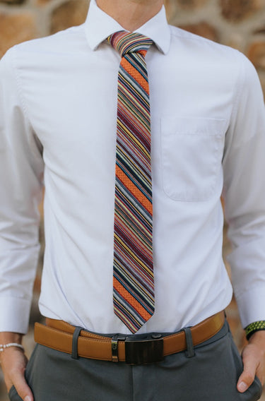 R&B Colorful Stripe Tie