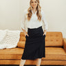 Allison Skirt - Poly/Wool Allison Skirt Navy