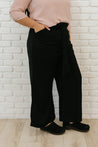 Dress Slacks-Sisters - Emma High Waist Pants Two Black