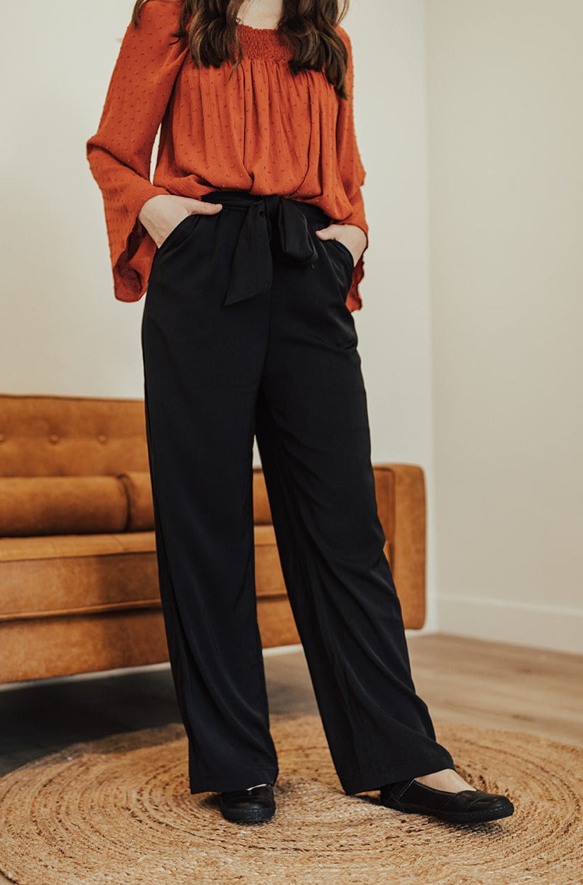 Emma High Waist Pants Two Black 2XL