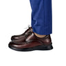 Hammond Chocolate Brown H-Line apron toe lace-up shoe right-facing hero image on white background
