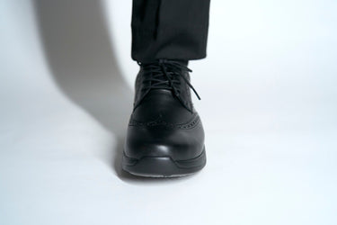 Harrison Black single shoe straight on
