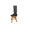 Hayden Black H-Line shoe right-facing on-foot hero image on white background