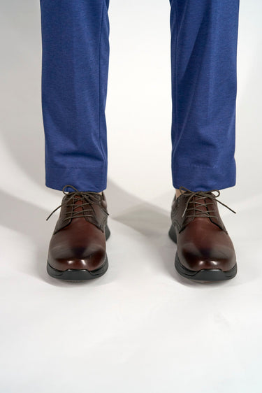 Robbins & Brooks Hayden Chocolate Brown both shoes straight on