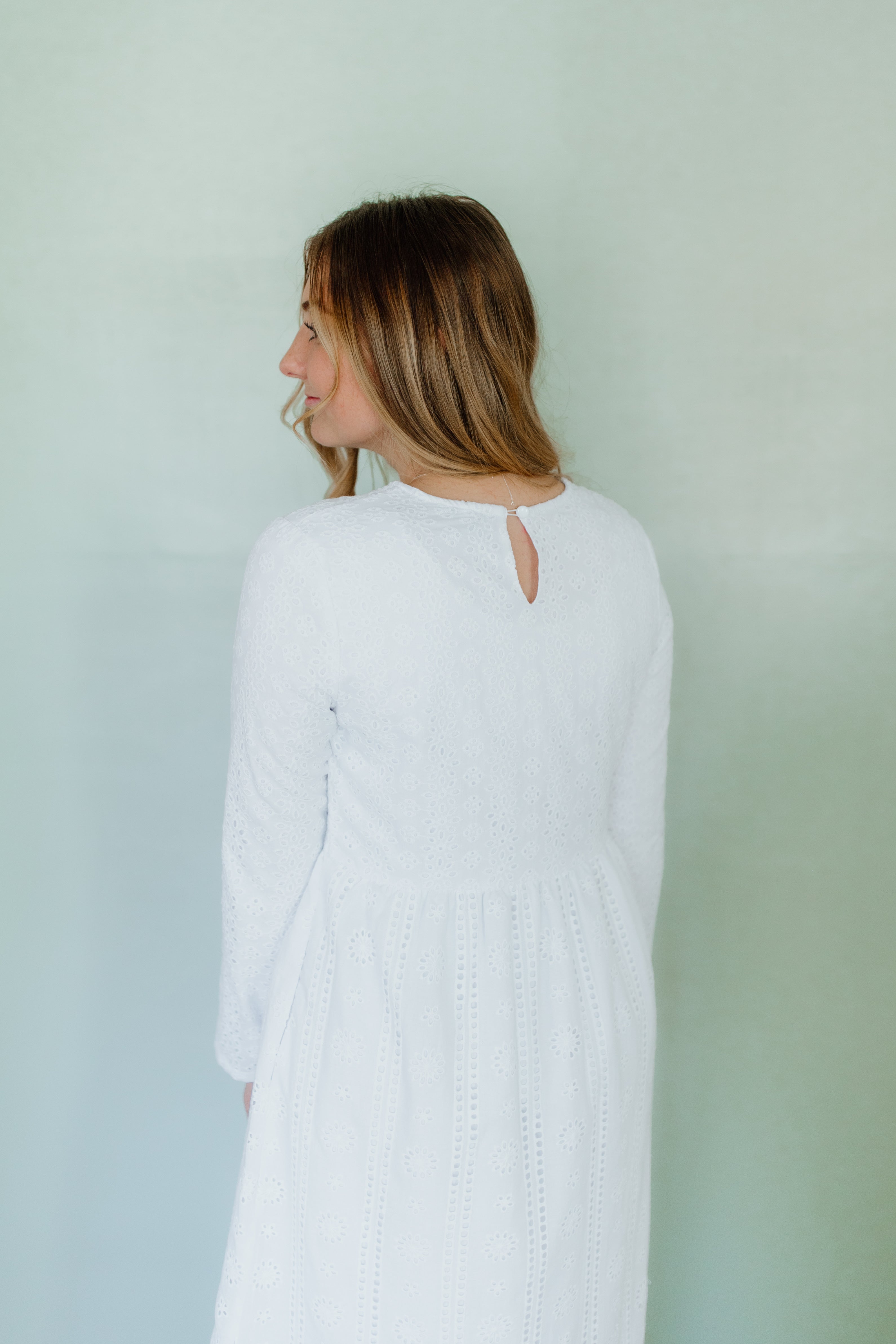 Miley Temple Dress White / L