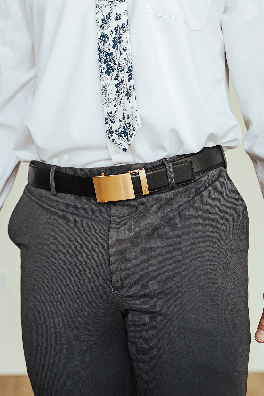 Slider Belt Leather Mocha
