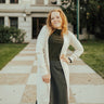 Cardigan Sweater - Soft Knit Cardigan High Gage - Oatmeal