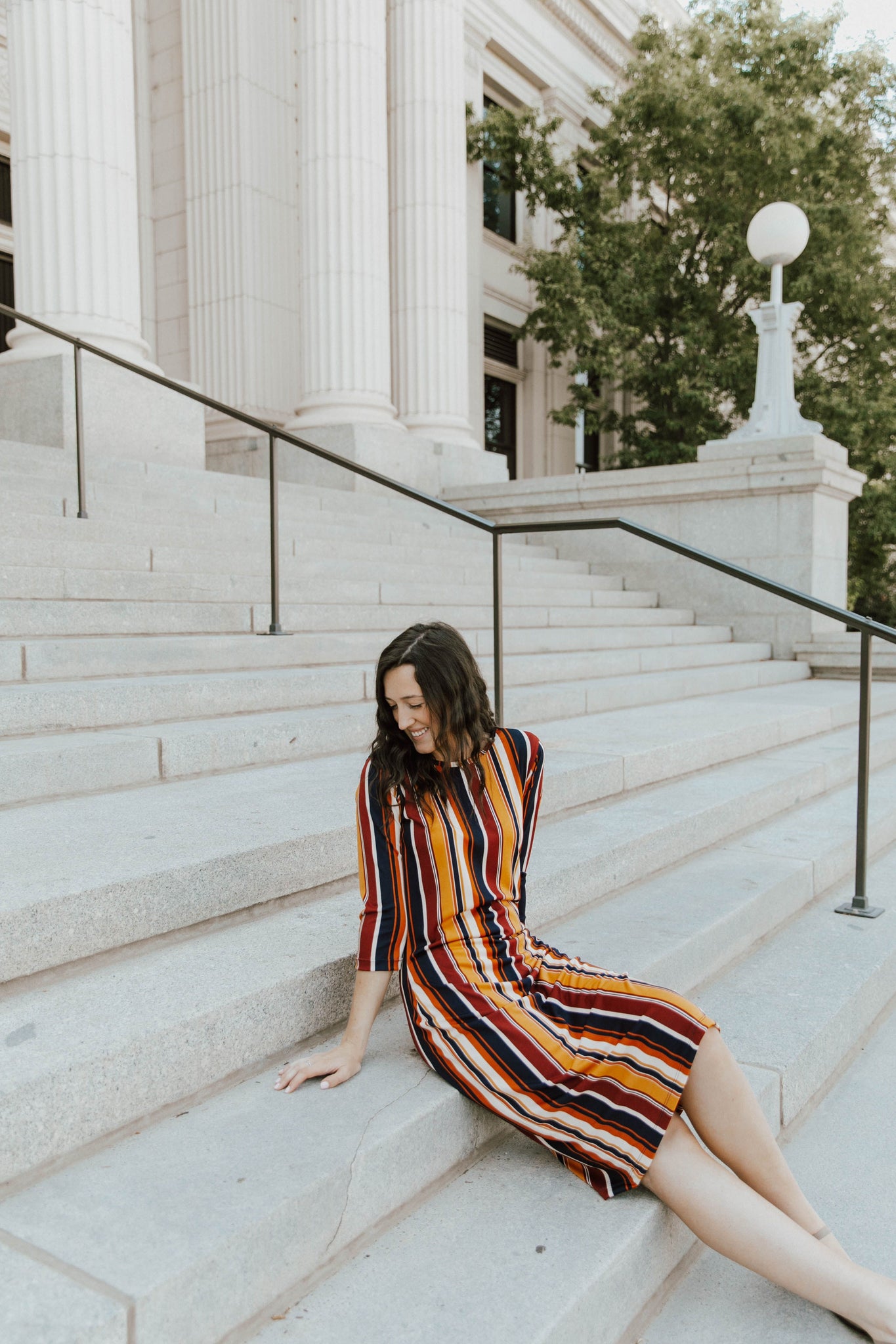 Dresses - Jadyn Dress Collegiate Multi-stripe