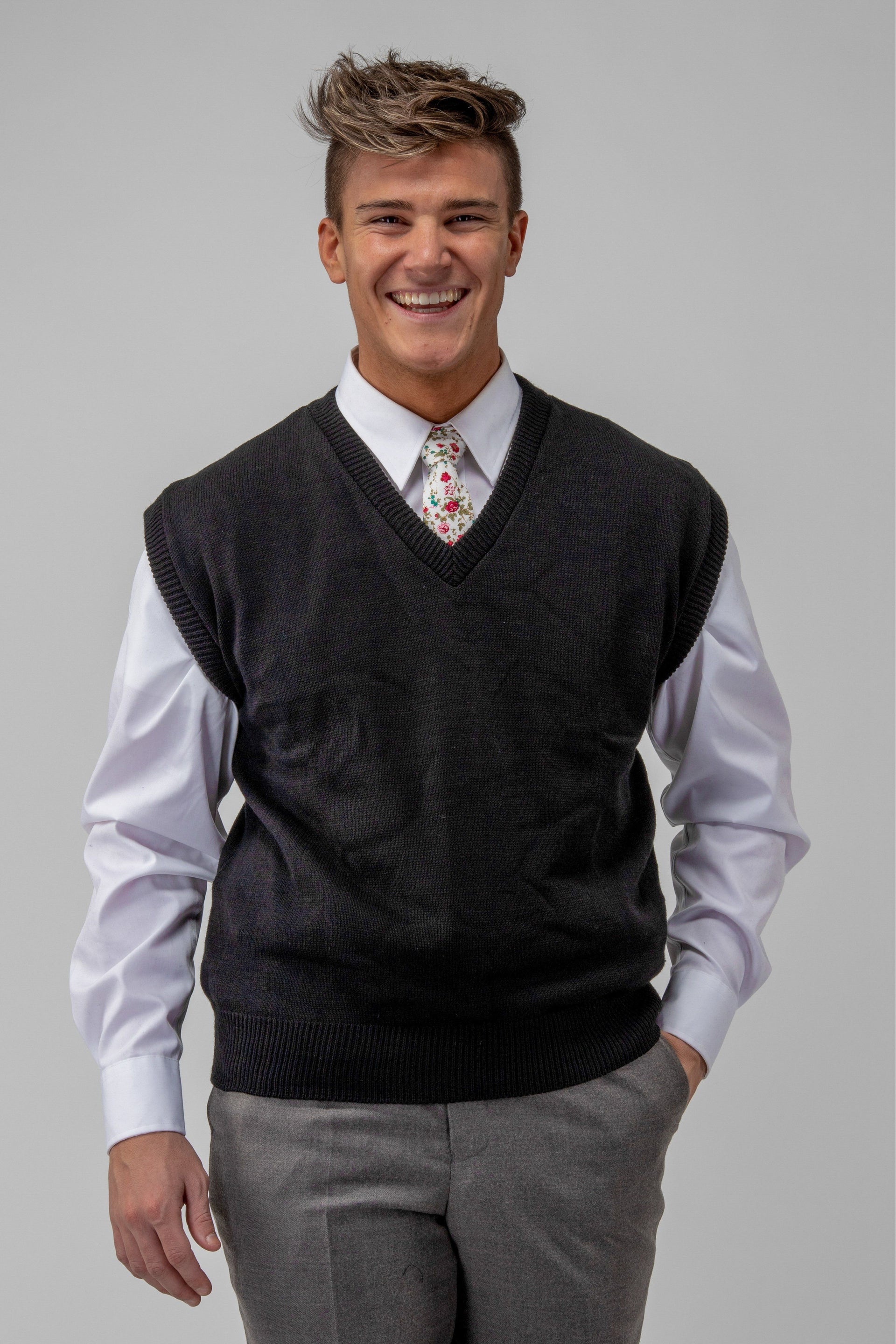 dress shirt sweater vest V-Neck Sweater Vest