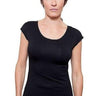 Full Length Half-Tee Cap Sleeve - Full Length Half-Tee Cap Sleeve Black