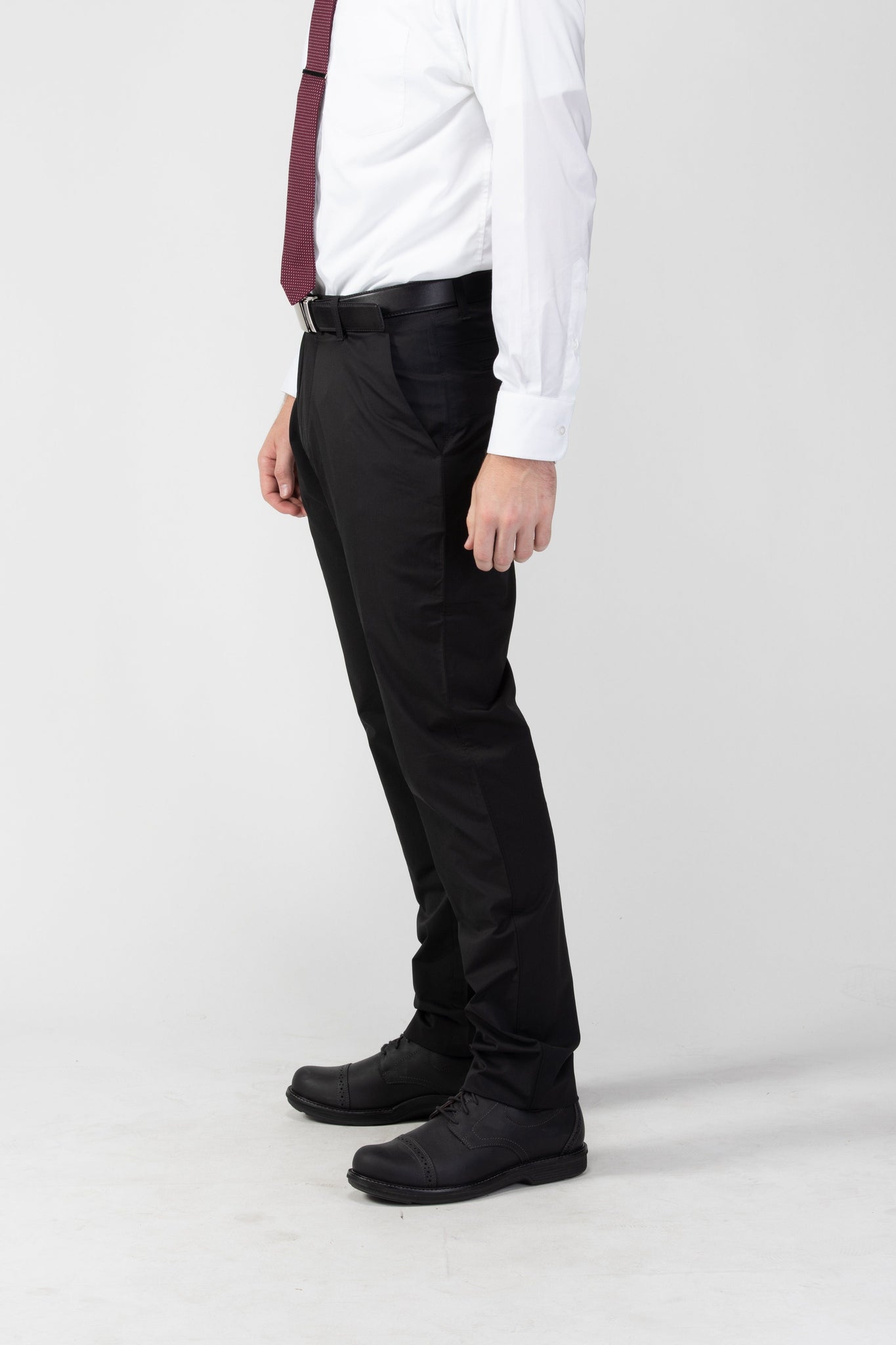 Black Regular Fit Formal Trousers for Men – Aristitch