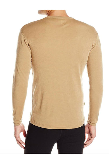 Chocorua Men's Midweight Wool Crew Top Desert Sand