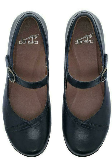General - Dansko Fawna Navy Burnished Calf