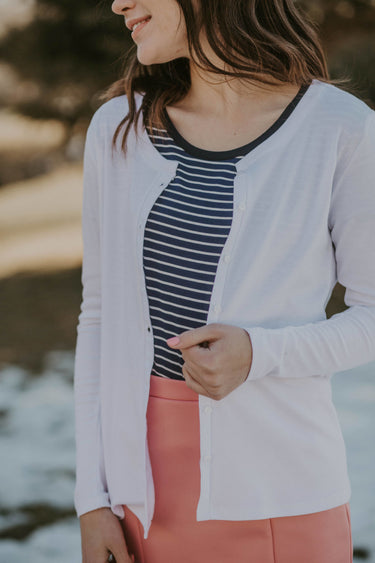 Elisabeth Cardigan White