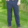 General - Washable Wool Blend Pleated Pant Navy