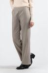 Ladies Flat Front Pant - Ladies PremierPull-On Pant Cobblestone