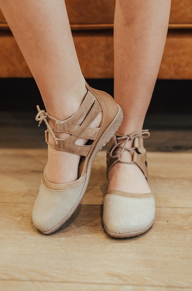 MissionaryMall Sisters Shoes Naot Kata Beige/Khaki/Arizona Tan