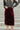 Skirts - Carrie Stretch Velvet Skirt Burgundy