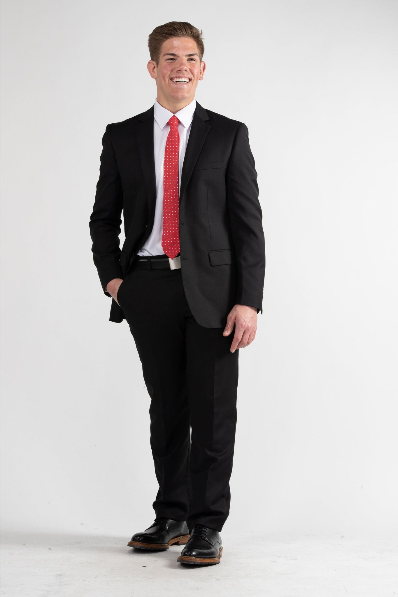 Suits - Wool-Blend Slim-Fit Suit Black