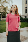 Tops - Scoop Neck Sweater Honeysuckle