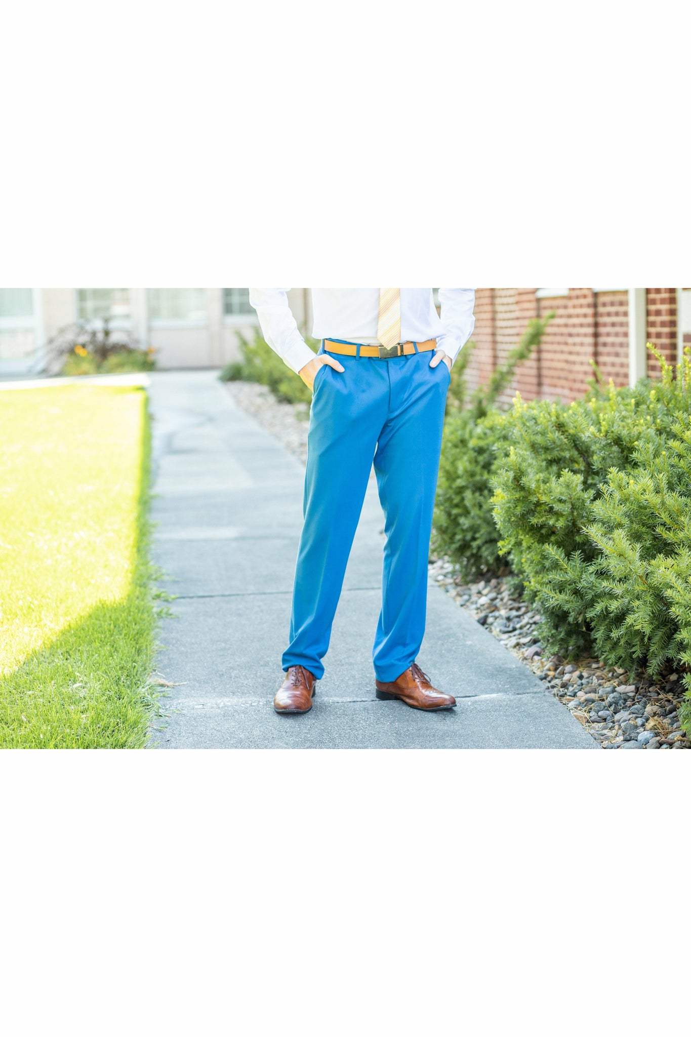 Washable 2-Pant Flex Suit Blue